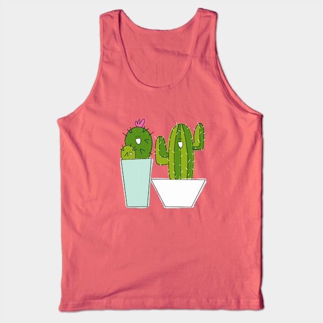 Cactus Family Tank Top by Jande Summer